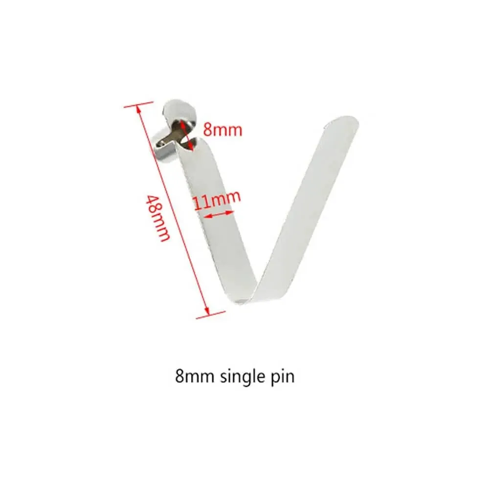 6pcs Kayak Paddle Spring Clips Tent Pole Clips Push Button Spring Snap Clip Locking Tube Pin M2165 Kayak Accessories